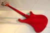 Whole Quality Left Handed 4 string 4003 electric bass guitar in Cherry 1202184961528