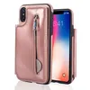 Nuova custodia per telefono cellulare multifunzione con cerniera per iPhone XS Max cover posteriore in pelle per iPhone x/xs max xr 8 7 6.