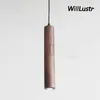 Wood Pendant Light Pendulum Fitting Natural Walnut Beech Plafond Minimalist Suspension Lamp Fixture Restaurant Home Hotel Office Cafe Bar Dinning Room