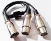 Audio Cables, Dual XLR 3Pin Female to XLR-3Pin Male Audio-Splitter Microphone Extension Connector Cable 0.5M/1PCS