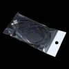 14 Größen, 100 Stück, transparente OPP-Verpackungsbeutel aus selbstklebendem Poly-Kunststoff mit Loch zum Aufhängen für Schmuck, Ohrringe, Dichtungen, Aufbewahrungsbeutel P360S