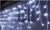 Free 10m*0.65m 320led Curtain Light Flashing Lane Led String Lamps Curtain Icicle Christmas Festival Lights 110v-220v Eu Uk Us Au Plug