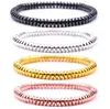 Partihandel Enkel design 10PC / set Kvinnor Silver Hemaite 6mm Skiva Pärlor Armband för förhållande