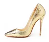 Women 'S Pumps High Heels Dress Shoes Fashion Snakeskin Python Pointed Toe 2018 New Woman Big Size Eu42224T