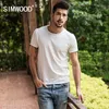 Simwood Merk 2018 Hot Koop Nieuwe Mannen Kleding T-shirt Zomer Korte Mouw O-hals Casual Slim Tops Tees Gratis Verzending 180050