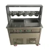 Beijamei 35 * 35 * 2,5cm Double Square Pan Fried Ice Cream Roll Machine 110V 220V Thailand Fry Ice Cream Machine