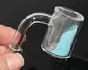 Banger al quarzo termocromico 14mm 18mm Maschio Femmina Banger termico al quarzo a 90 gradi Chiodi color sabbia Cambia colore Chiodi al quarzo per Dab Rig