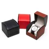 Single Siatki Case Organizer Gift Slot PU Leather Watch Display Box Wrist Watch Storage Box Case