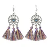 India Dreamcatcher Tassel Earring Dangle Ear Cuffs Fashion Jewelry for Women Gift