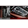 Autocollants de cadre de panneau de changement de vitesse de voiture en Fiber de carbone, décorations de couvercle de pommeau de vitesse pour BMW série 5 7 GT X3 X4 F07 F10 F25 F264392213