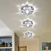 Crystal Lotus Flower Spotlights 5W LED Ceiling Lights Corridors Stairs Aisle Downlight Balcony Porch Living Room Ceiling Lamp
