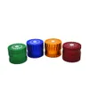 HONEYPUFF Chain Aluminum Smoking Pepper Miller Herb Metal Crusher 60MM 4Layers Tobacco Grinder Shark Teeth Wholesale