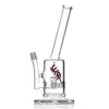 JM Flow Glass Hookah Bong: 10-Inch Water Pipe with Sprinkler Percolator for Smooth Smoking