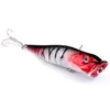 1pc Popper Fishing Lure Bass Crankbaits Bait Tackle Minnow Fisk Lure ABS Plast Bionic Decoy Wave Fishing Lures