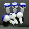 Double color ball glass bubble head Glass Bong Water Pipe Bongs Pipes SMOKING Accessories Bowls