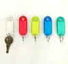 Insert Photo Keyrings Key Card Number Blank Crystal Rectangle Keychains Luggage Tag Party favors Free Shipping