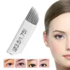 100pcs microblading Blade Blade 15 Double Row 21tattoo Teedles Lips Microblading Tebori Blade 15m1 Makeup Dream