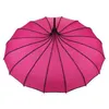 Parapluie à rayures noires et blanches à long manche Bumbershoot Pagoda Creative Fresh Pography Parapluies à tige droite avec poignée courbée GGA44953043