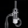 DHL Quartz Diamond Loop Banger Nail Oil Knot Recycler Raucherzubehör Carb Cap Dabber Insert Bowl für Wasserpfeifen