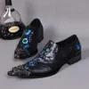 2018 Новый Рок мода мужчины кожаная обувь zapatos де hombre мужчины платье обувь острым носом бизнес / партия / клуб обувь мужчины, большой размер US6-12