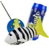 Flytec mini coque pode controle remoto lindo rc tubarão barco eletrônico brinquedos para crianças presente de aniversário