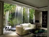 3D Papel de parede estereoscópico European Roman Waterfall Landscape TV Sala de estar 3D Wallpaper8666636