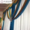 2017 новый дизайн 3 м*6 м красочные Ice Silk блесток Swags и шторы свадебный фон занавес 1 шт. Много Бесплатная доставка