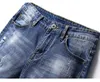 2021 Jeans strappati estivi da uomo con piedi piccoli pantaloni casual giovani bei pantaloni corti abbigliamento di grandi dimensioni