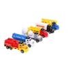 6 teile / satz Mini Diecasts Auto Legierung Kunststoff Baufahrzeugtechnik Auto Müllwagen Künstliche Modell Spielzeug Für Junge Kinder Geschenk
