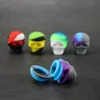 Skull Shape 3ML Non-stick Silicone Container Food Grade Small Rubber Jars Dabber Tool Storage Oil Holder Mini Wax Container for Vaporizer