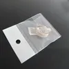 1000 pcs/lot sacs en plastique transparent joint auto-adhésif bijoux collier perles boucles d'oreilles anneaux sac paquet cadeau sac d'opp