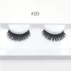 HB False Eyelashes 20styles Eyelash Extensions Handgjorda tjocka naturliga falska fransar Voluminösa falska ögonfransar för ögonfransar Makeup 8742746