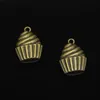 86pcs Zinc Alloy Charms Antique Bronze Plated Cupcake Charms для ювелирных изделий для украшений ручной работы 20*15 мм