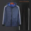 Men's Sport Suit Asian Size Sportswear Sets Loose Keep Warm Gym Clothing Man Running Jogging Suits