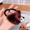 Bande élastique en caoutchouc pour cheveux d'animaux en peluche, accessoire de cheveux à la mode pour cadeau de fête, haute qualité