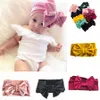 Girls Gold velvet Bow headbands kids bowknot Princess Hair band 2020 new children Boutique Hair Accessories 9 colors C3604