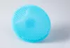 Facial Exfoliating Borste Spädbarn Baby Soft Silicone Wash Face Rengöring Kudde Skin Spa Bath Scrub Cleaner Tool Sn726