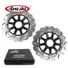 Arashi 1 set per Yamaha FZR 600 1989 CNC anteriore del disco del freno del disco del freno del disco del freno del disco del freno del disco del disco FZR600 XJR 400 TDM TRX 850