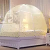 Pink Elegant Mongolian Yurt Mosquito Net Adults Bed Canopies Mosquitero Netting Mesh Cheap Folding Mosquito Net Berco Portatil77637471938