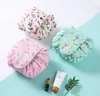 Portable Drawing Cosmetic Bag Waterproof Large Capacity Lazy Travel Makeup Bag Pouch Magic Quick Pack Toiletry Bag For Women Girls