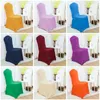 chaise spandex couverture menthe verte couleur frontal lycra stretch chaise chaise de chaise pour la décoration de mariage en gros en vente