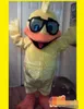 Costumes personnalisés nouveau costume de mascotte de canard jaune taille adulte livraison gratuite