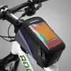 Bicicleta tubo dianteiro trame saco para iphone htc ciclismo vermelho azul cor para escolher 8940163