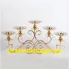 新しいヨーロッパのガラスクリスタルローデレススティックフランドスの装飾的な結婚式の中心部シャンデリアの装飾の結婚式の花の立場BEST0299