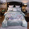 Designer de luxo imprimir roupa de cama conformador conjunto de lã cama home têxtil 5 peça conjunto de cama de natal família conjunto de cama