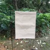 blank linen garden flag polyester burlap garden banner decorative yard flag for embroidery and sublimation 12x16 inches