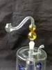 The color of glass gourd pot Wholesale Glass bongs Oil Burner Glass Water Pipes Oil Rigs Smoking Free