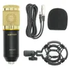 BM-800 Kondensor Audio 3.5mm Wired Studio Mikrofon Vocal Recording KTV Karaoke Mikrofon Mic Stand för dator BM 800