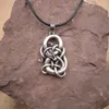 Nieuwe Noorse Dragon Hollow Vikingen Hanger Ketting Noorse Charme De Tingerike Scandinavische sieraden Sanlan