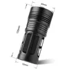 New Arrival Super 34000LM 14x XM-L T6 LED Flashlight Torch 4x 18650 Hunting Light Lamp 14 PCS XM-L T6 Torch Light1845446